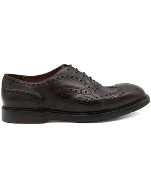 Premiata Brogue Flat Shoes - Brown