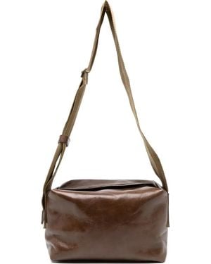 Uma Wang Sac Porté Épaule En Cuir Artificiel - Brown