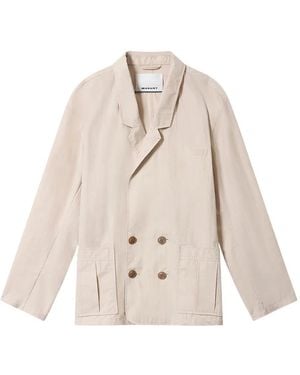 Isabel Marant Yhann Double-Breasted Jacket - White