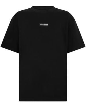 Philipp Plein Slub Scratch Logo T-Shirt - Black