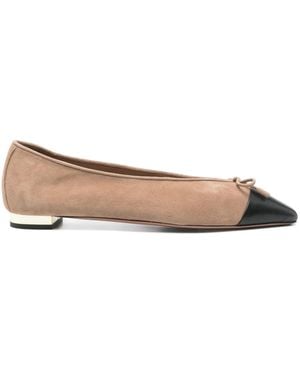 Aquazzura Gioia フラットシューズ - ブラウン