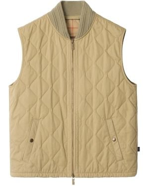 Burberry Gilet Trapuntato - Neutro