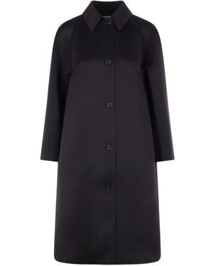 The Row Ema Button-Up Coat - Black