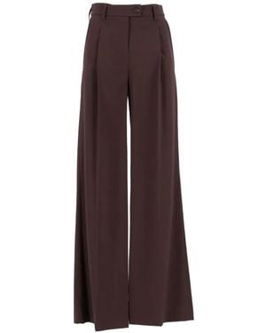 Al Duca d'Aosta Tailored Trousers - Brown