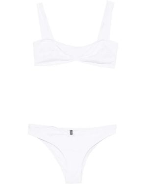 Laura Urbinati Bikini À Détail Torsadé - White