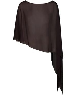 Antonelli Voile Shawl - Black