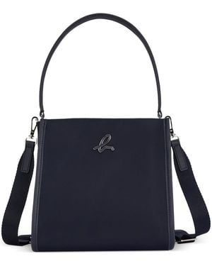 agnès b. Logo-Appliqué Tote Bag - Blue