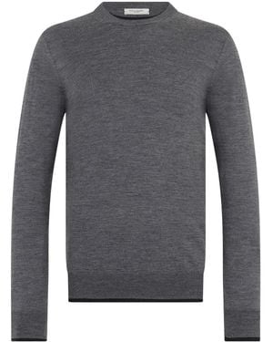 Paolo Pecora Crew-Neck Long-Sleeve Jumper - Grey
