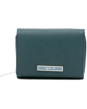 agnès b. Erika Wallet - Green
