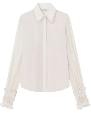 Lafayette 148 New York Silk Shirt - White
