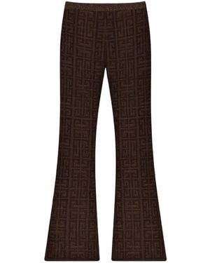 Givenchy Pantalon À Motif 4G - Brown