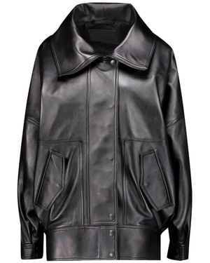 Balenciaga Bomberjacke Mit Stehkragen - Schwarz