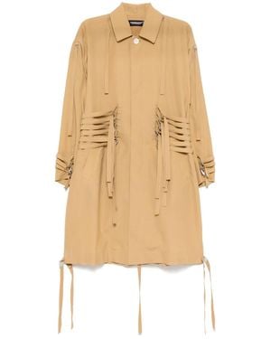 Undercover Belted Coat - Natural