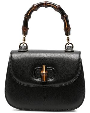 Gucci Bamboo 1947 Mini-Tasche - Schwarz
