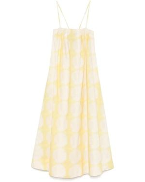 Asceno Heather Dress - White