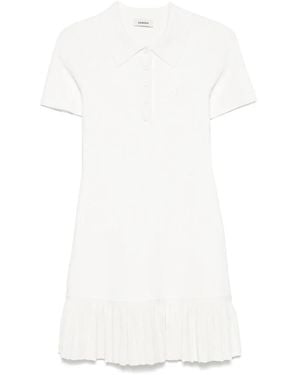 Sandro Jersey Mini Dress - White