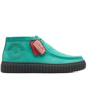 Clarks Torhill Explore Pokémon Venusaur Lace-Up Shoes - Green