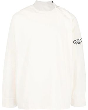 OAMC Logo-Patch Cotton Shirt - White