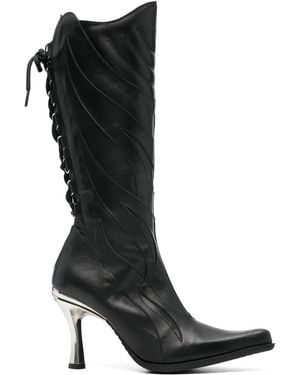 Vetements X New Rock Firestorm Stiefel 100Mm - Schwarz