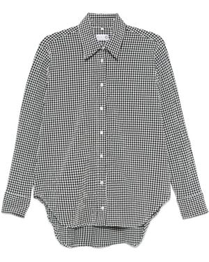 Hunza G Checkered Shirt - Gray
