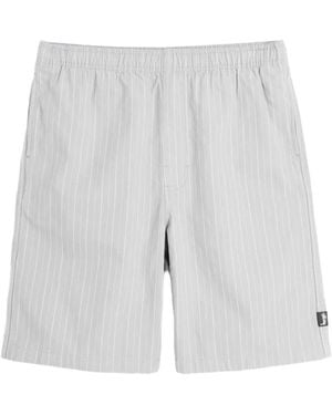 Stussy Pinstripe Beach Shorts - White