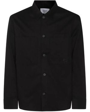 Maison Kitsuné Giacca-Camicia Con Stampa - Nero