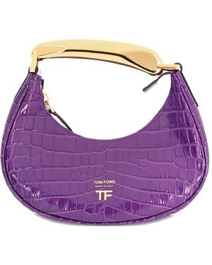 Tom Ford Bolso shopper mini con asa en la parte superior - Morado
