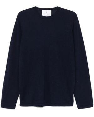 Seven Gauge Crew-Neck Jumper - Blue