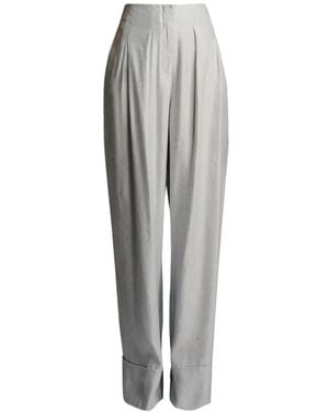 Hevron Pantalon Rory À Plis - Grey