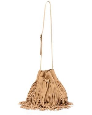 Jonathan Simkhai Marena Fringe-Trimmed Cross Body Bag - Metallic