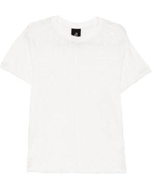 Thom Krom Distressed-Effect T-Shirt - White
