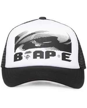 A Bathing Ape Bape Mesh Cap - Black
