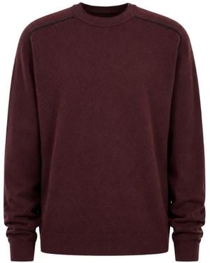 Maison Margiela Contrast-Stitch Jumper - Purple