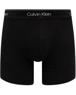 Calvin Klein Icon 3-Pack Logo-Waistband Boxer Briefs - Black