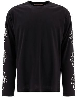 Stockholm Surfboard Club Long-Sleeve Print T-Shirt - Black