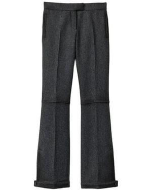 Miu Miu Double Wool Pants - Black