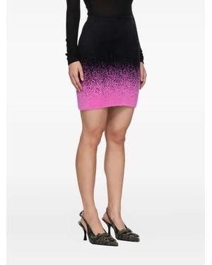 OTTOLINGER Ombré-Effect Mini Skirt - Red