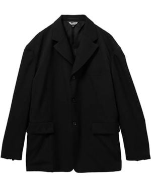 COMME DES GARÇON BLACK Wool Blazer - Black