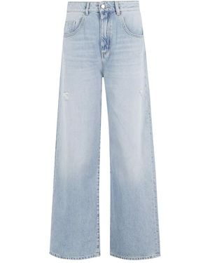 ICON DENIM ダメージ ジーンズ - ブルー