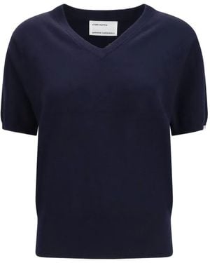 Extreme Cashmere Martina Pullover Mit V-Ausschnitt - Blau