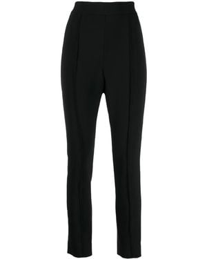 Carolina Herrera High-Waisted Cropped Trousers - Black