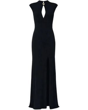 JOSEPH Maison Cut-Out Split Maxi Dress - Black