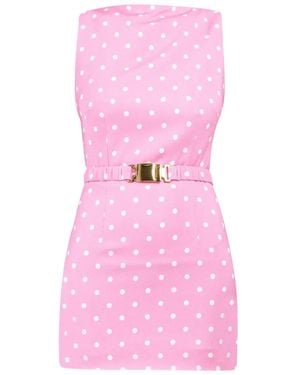 ROWEN ROSE Robe Courte À Pois - Pink