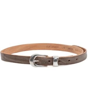Our Legacy Klassischer Gürtel - Weiß