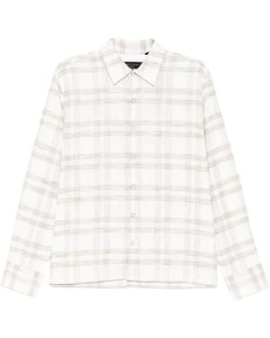 Rag & Bone Plaid Shirt - White