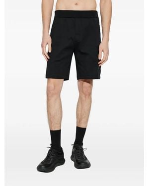 Moose Knuckles Logo-Detail Cargo Shorts - Black