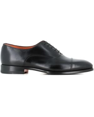 Santoni Oxford-Schuhe aus Leder - Schwarz