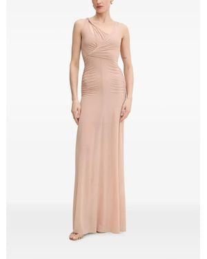 Aniye By Xena Ruched Crossover Maxi Dress - Pink