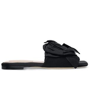 Simone Rocha Sandalen Met Rozet - Zwart