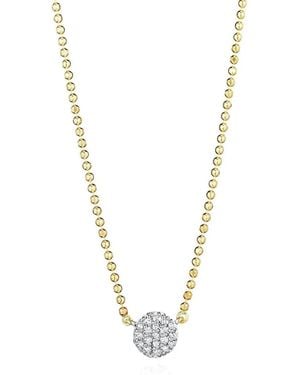 Phillips House Micro Infinity Diamond Necklace - Metallic
